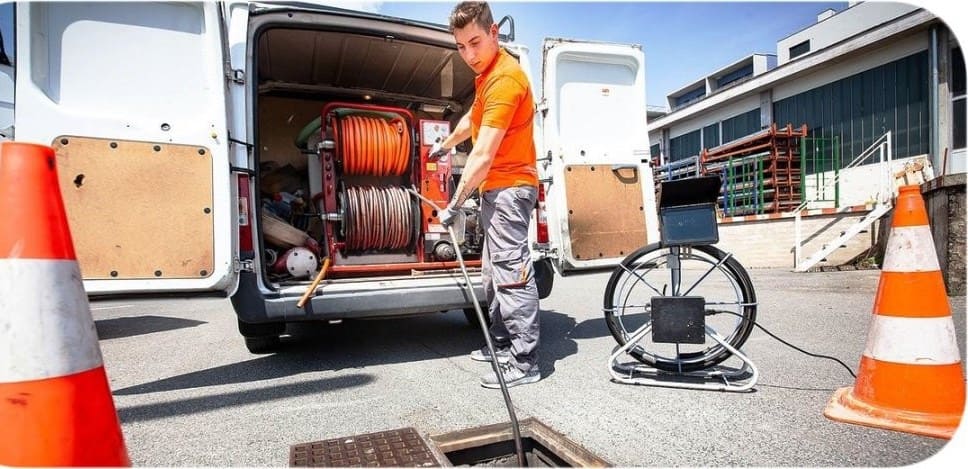 Устранение засора в канализации