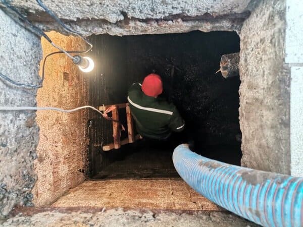 откачка воды из подвала